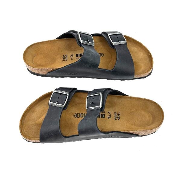 NIB Black Birkenstock Arizona BS Unisex Sandals Size 42 - Picture 8 of 14